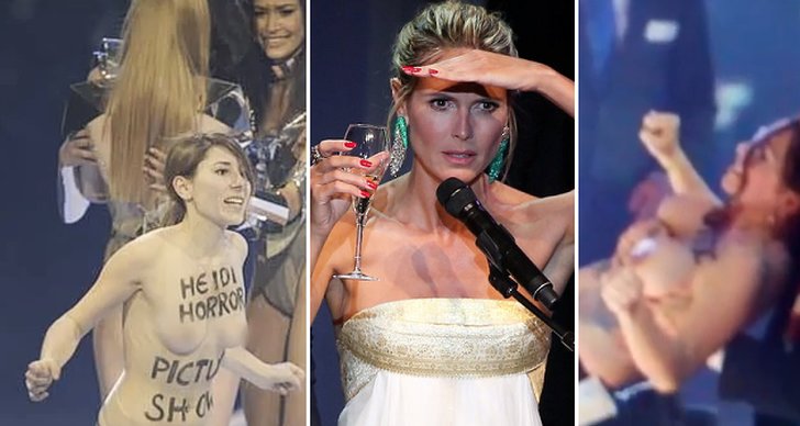 naken, Top Model, Heidi Klum, Aktivist, FEMEN